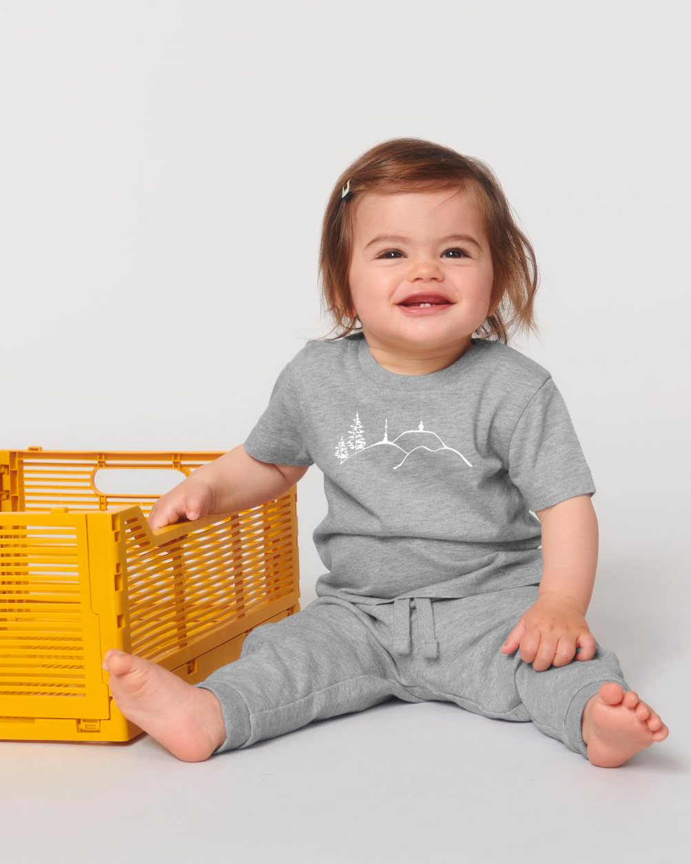 "Silhouette - Fichtelsachen" - ICONIC BIO BABY-T-SHIRT
