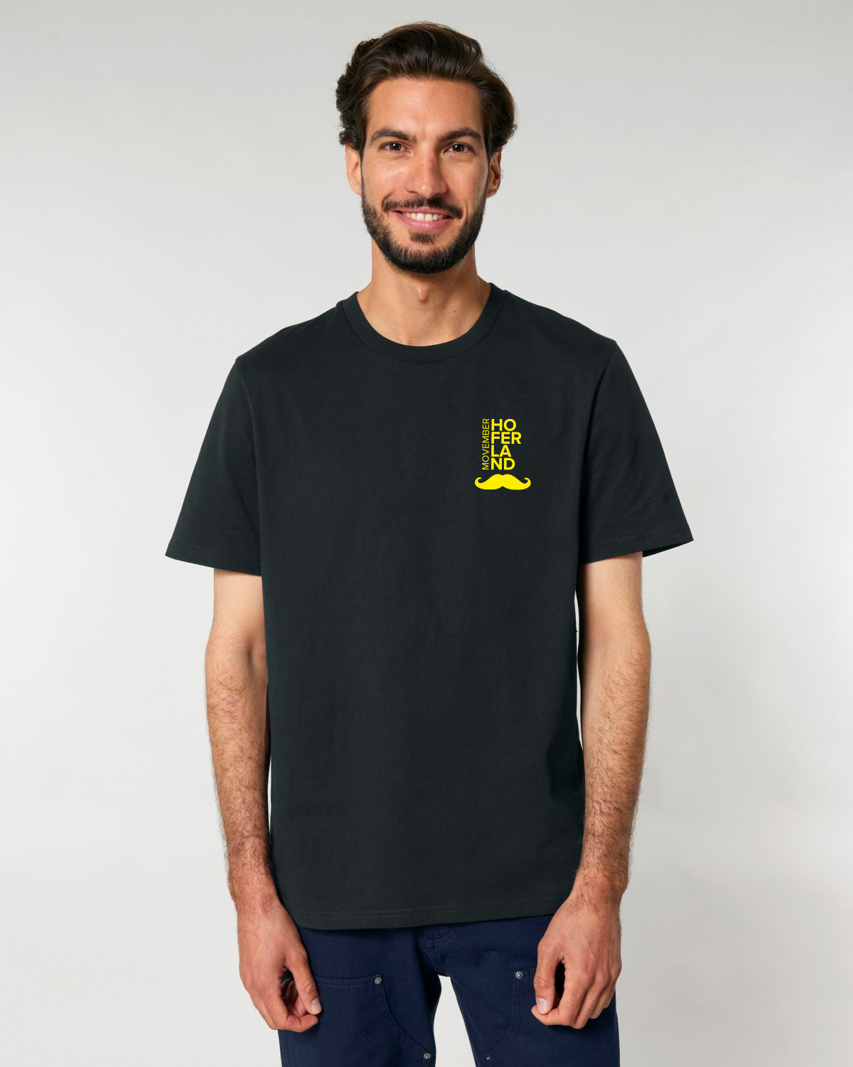 Movember x hoferland - ICONIC BIO T-Shirt, UNISEX 2.0 Herzstellenlogo
