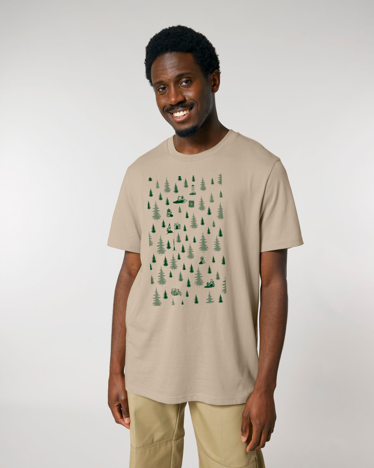 "Gipfelshirt – Fichtelshirt"  - ICONIC BIO T-Shirt, UNISEX 2.0