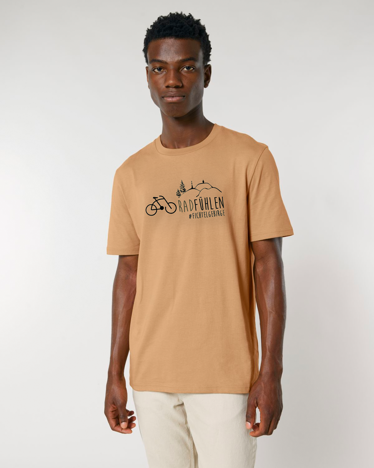 "Radfühlen - Fichtelsachen" - ICONIC BIO T-Shirt, UNISEX 2.0