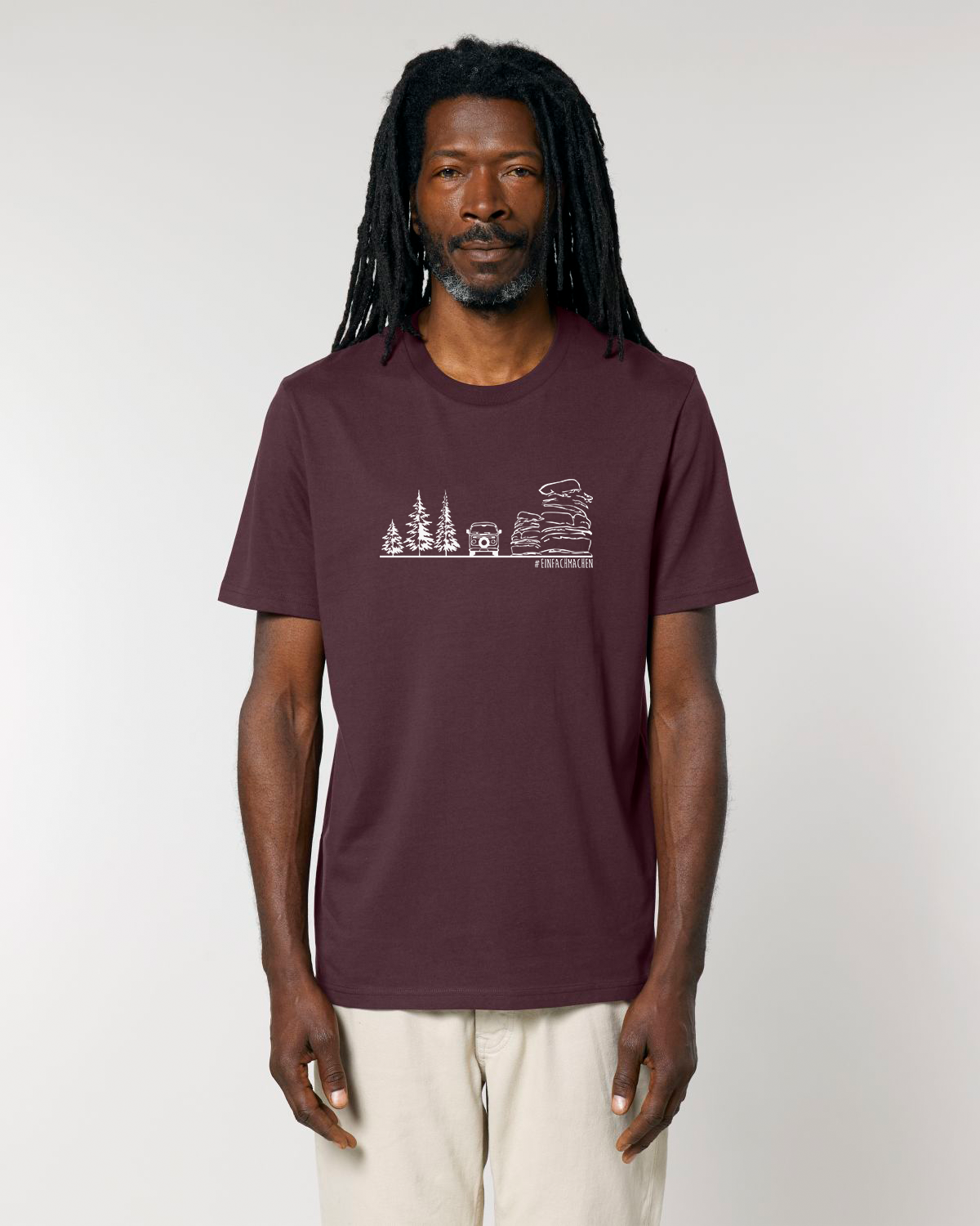 "#einfachmachen BULLI - Fichtelsachen" - ICONIC BIO T-Shirt, UNISEX 2.0