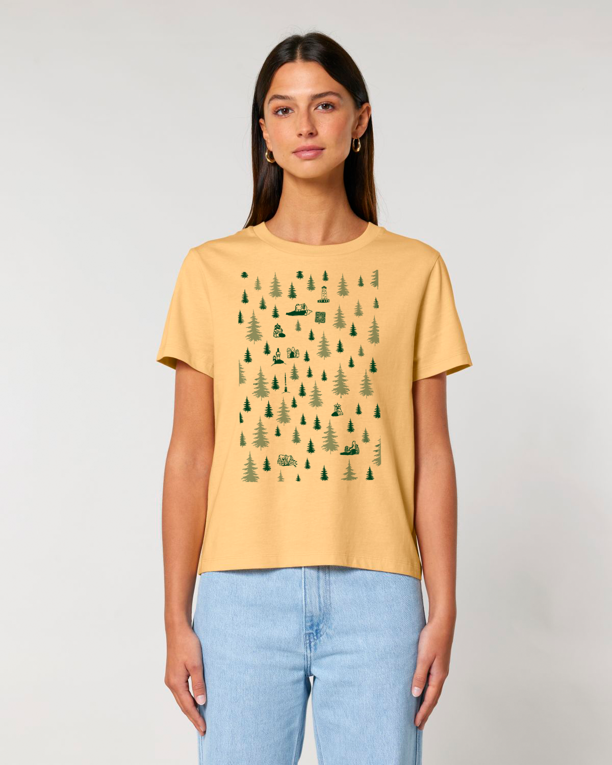 "Gipfelshirt – Fichtelshirt" - ICONIC BIO T-SHIRT, LADIES