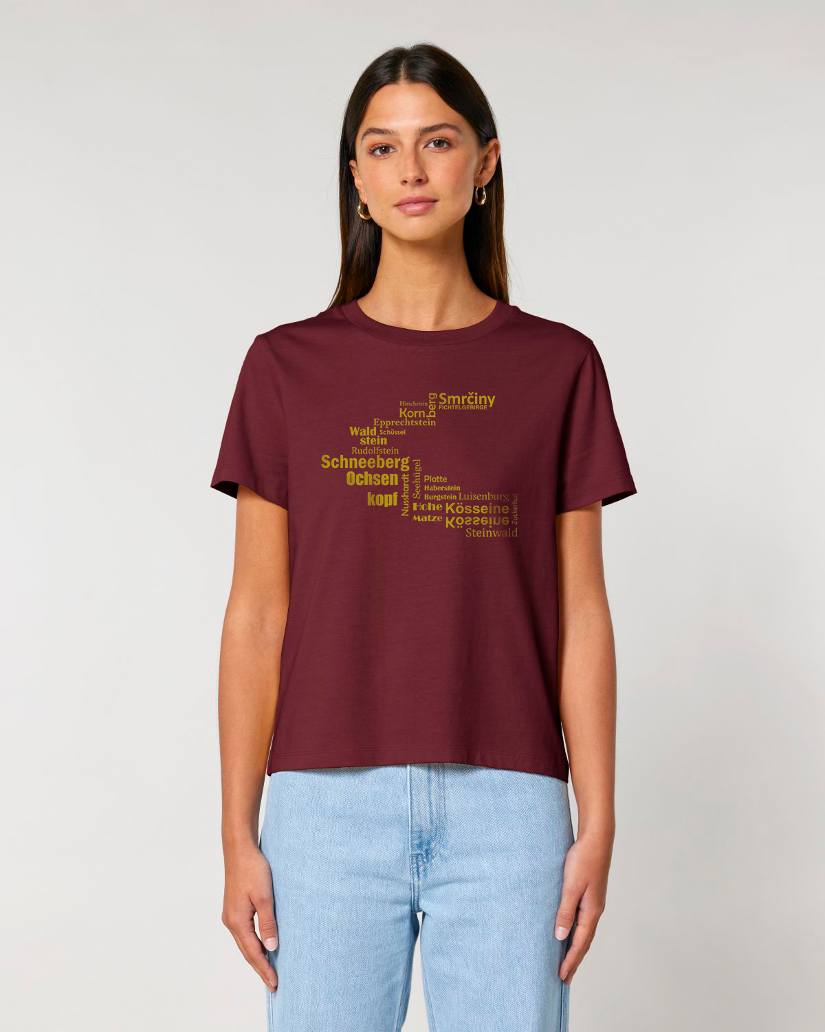 “Hufeisen – Fichtelsachen” – ICONIC BIO T-SHIRT, LADIES