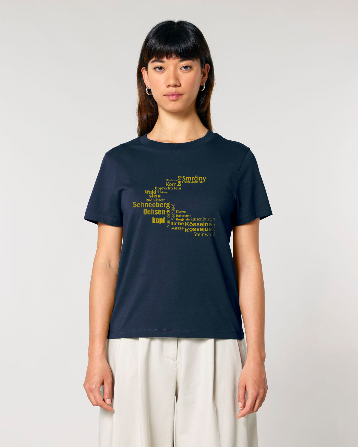 “Hufeisen – Fichtelsachen” – ICONIC BIO T-SHIRT, LADIES