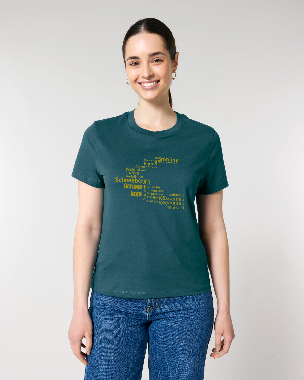 “Hufeisen – Fichtelsachen” – ICONIC BIO T-SHIRT, LADIES