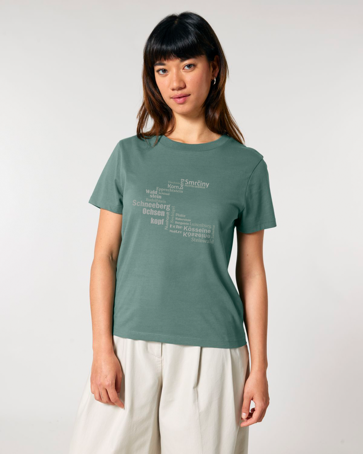 “Hufeisen – Fichtelsachen” – ICONIC BIO T-SHIRT, LADIES