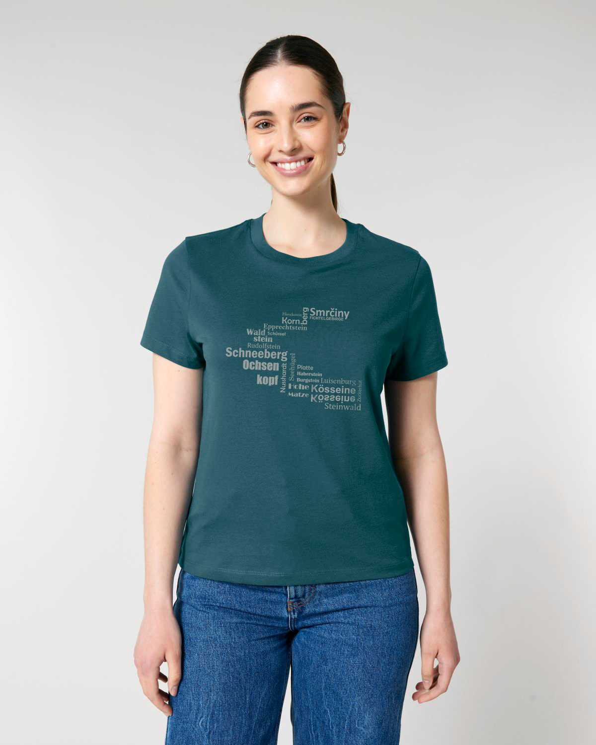 “Hufeisen – Fichtelsachen” – ICONIC BIO T-SHIRT, LADIES