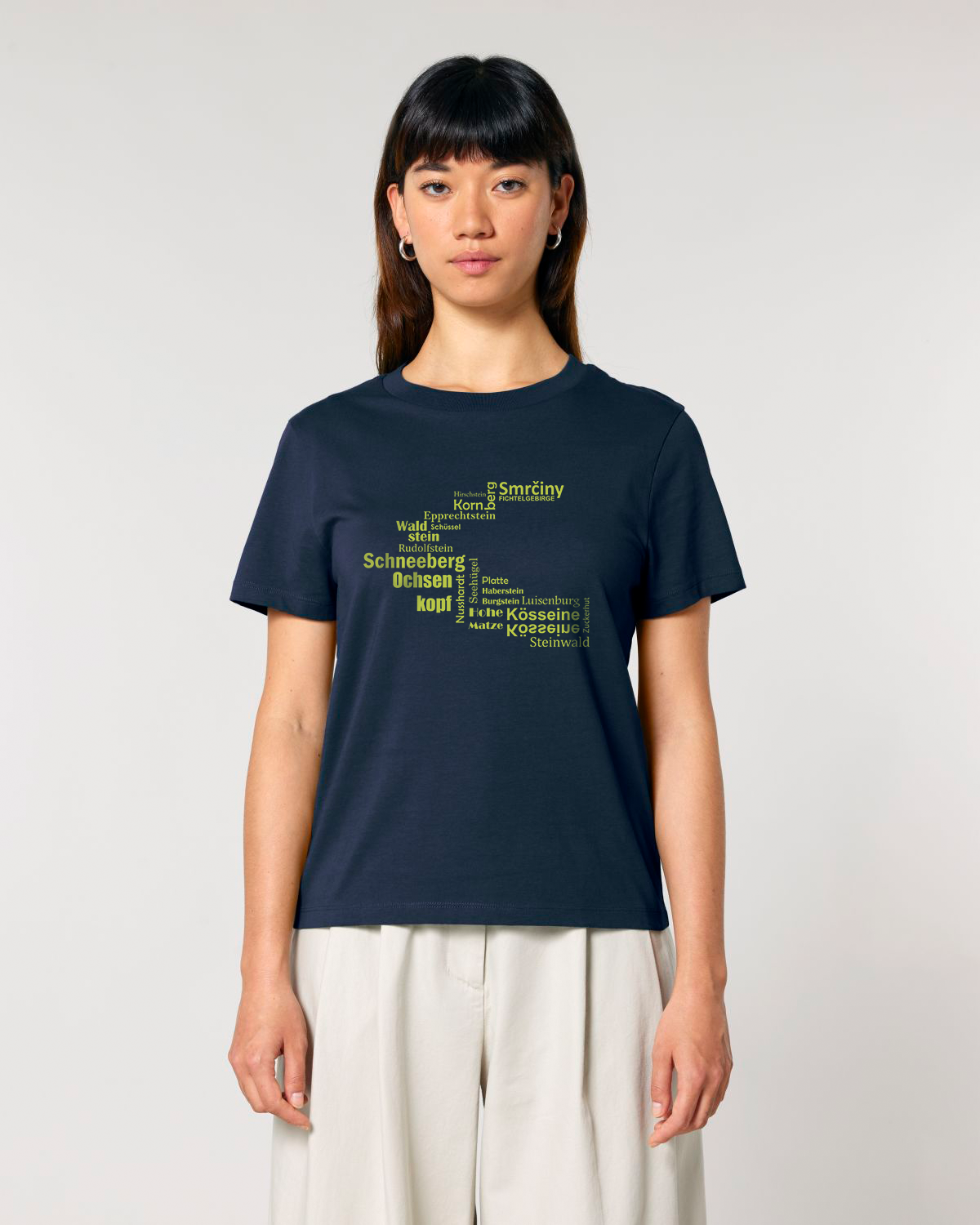 “Hufeisen – Fichtelsachen” – ICONIC BIO T-SHIRT, LADIES