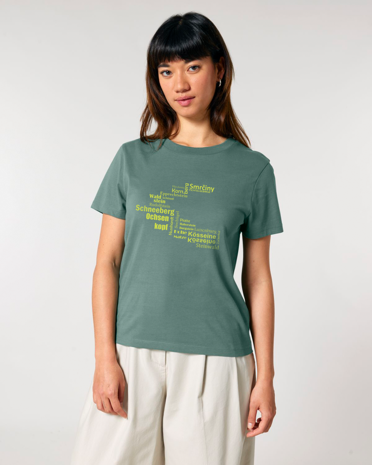 “Hufeisen – Fichtelsachen” – ICONIC BIO T-SHIRT, LADIES