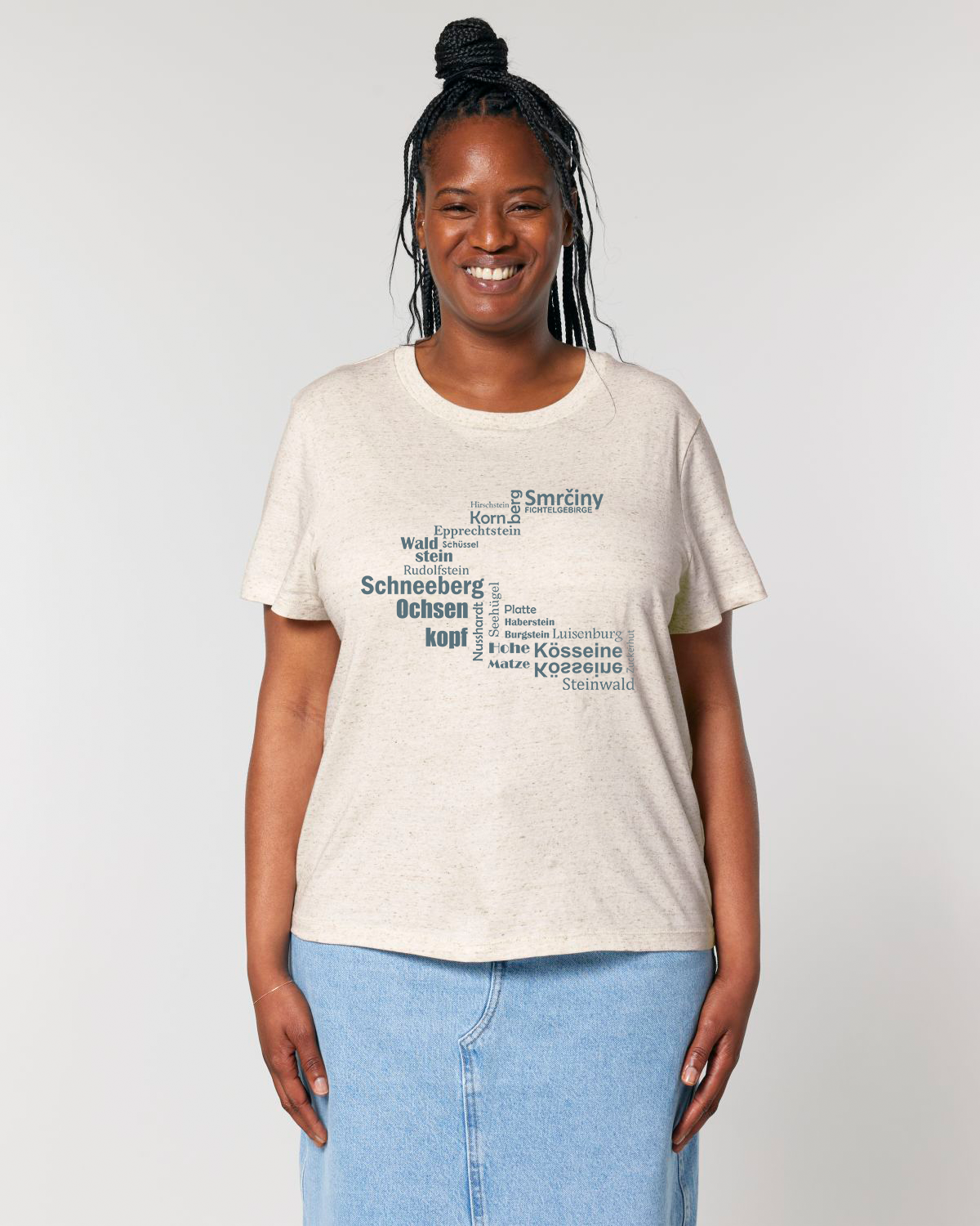 “Hufeisen – Fichtelsachen” – ICONIC BIO T-SHIRT, LADIES