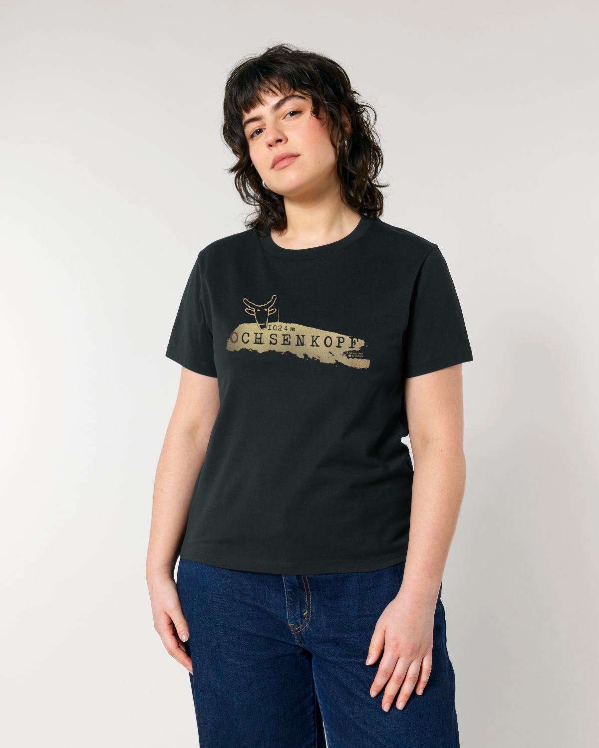 "Ochsenkopf - Fichtelsachen" - ICONIC BIO T-SHIRT, LADIES