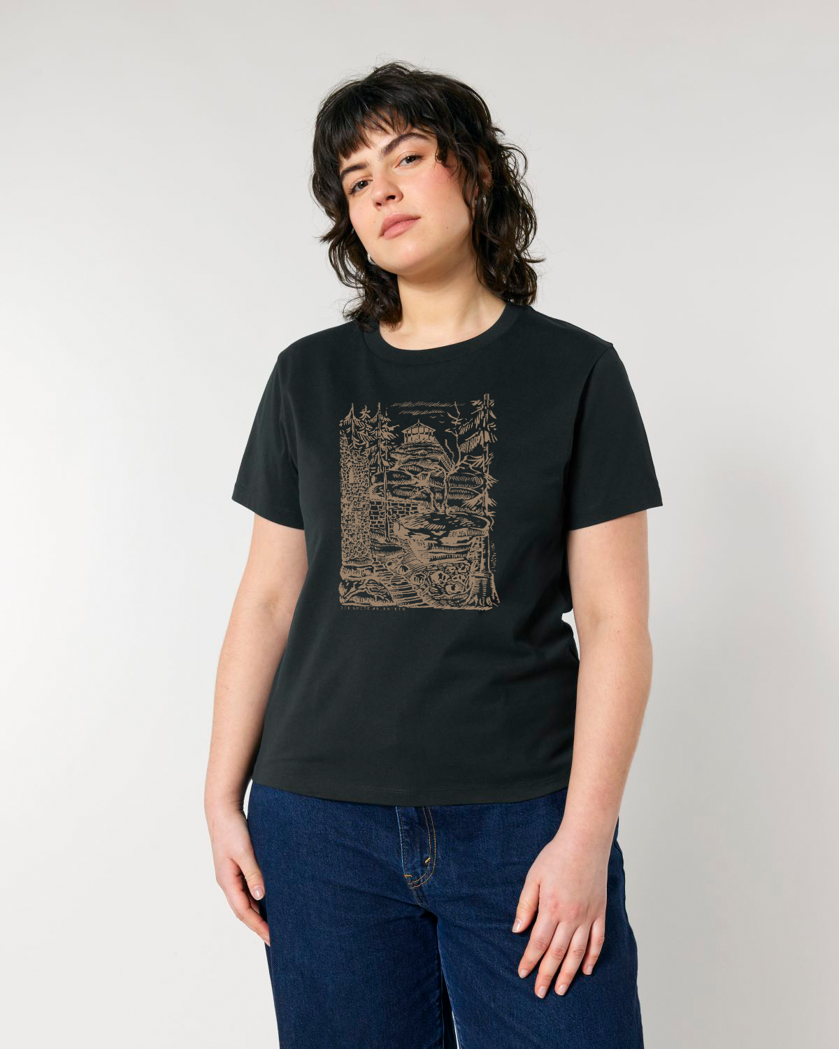 "Waldstein 2.0 - Fichtelsachen"- ICONIC BIO T-SHIRT, LADIES