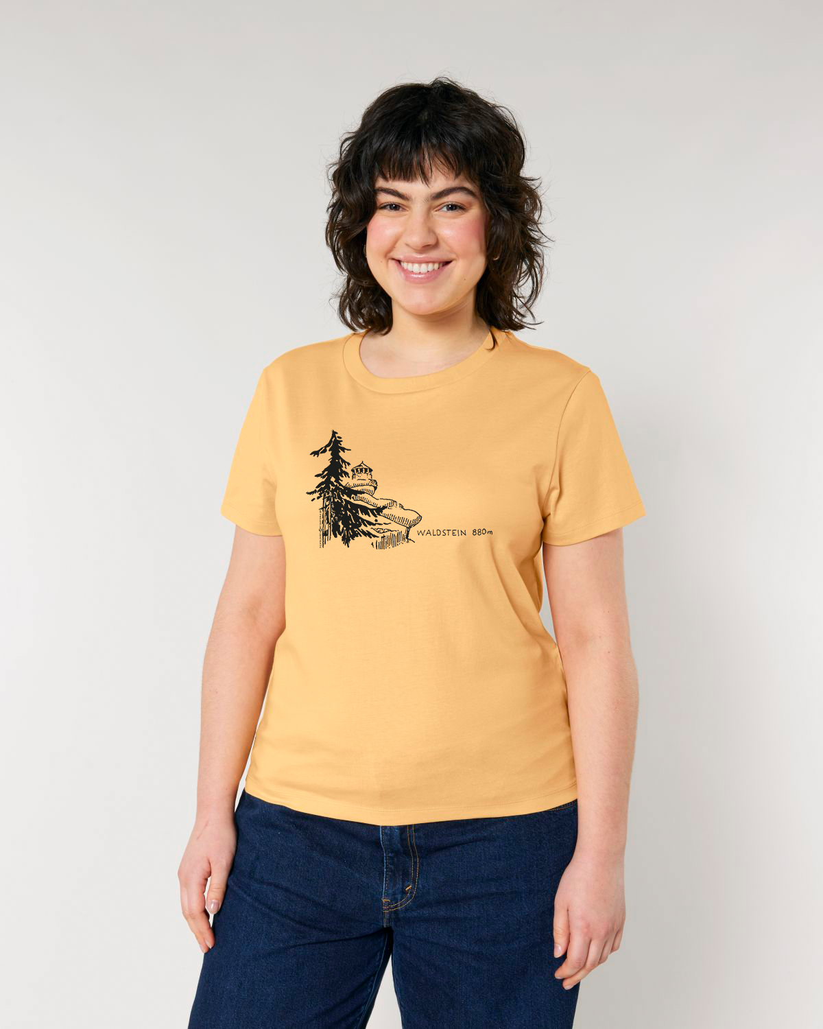 "Waldstein - Fichtelsachen"- ICONIC BIO T-SHIRT, LADIES