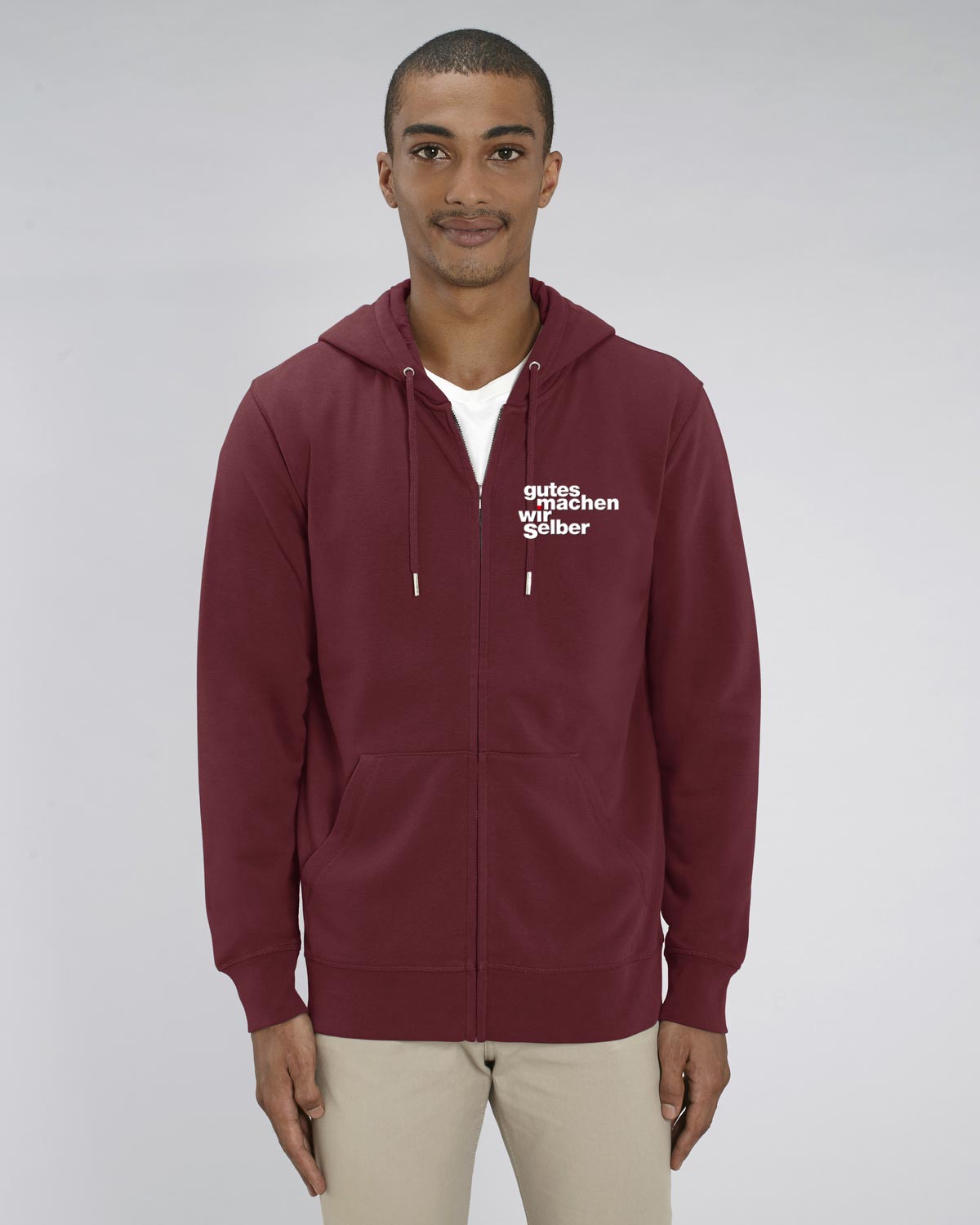 BIO Hoodie mit Reißverschluss 