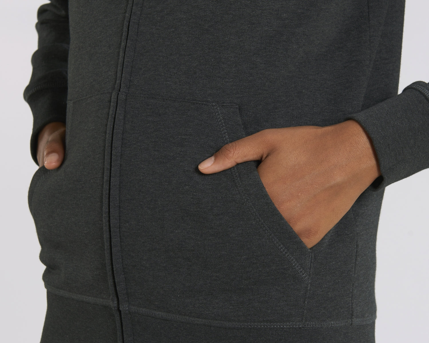 BIO Hoodie mit Reißverschluss 