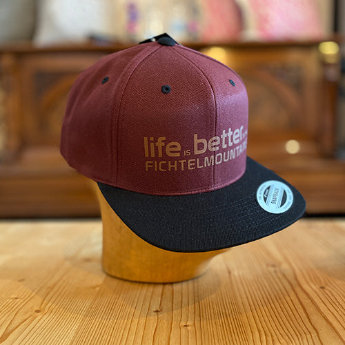 "life is better in the fichtelmountains - Fichtelsachen" - Fichtelcap - Snap Back
